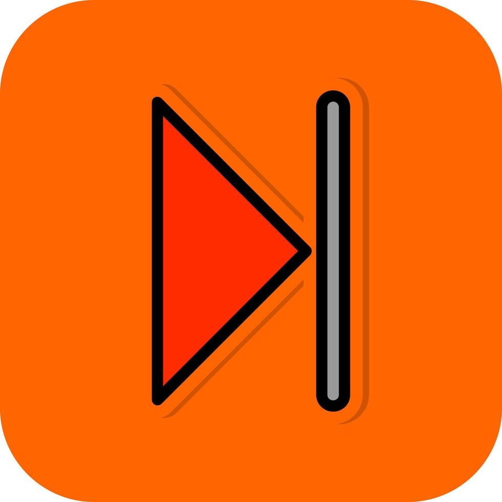 Skip Vector Icon Design
