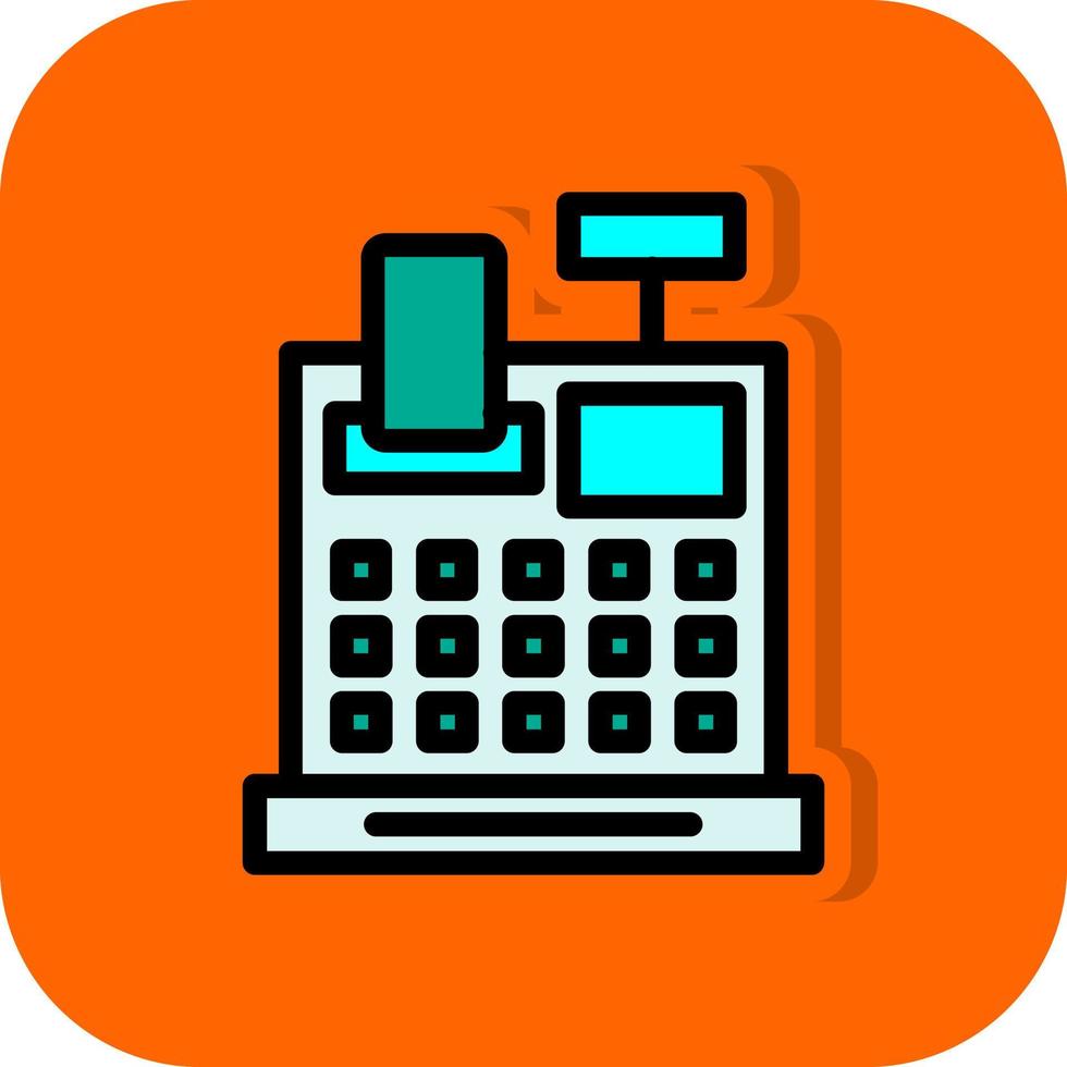 Cash Register Vector Icon Design