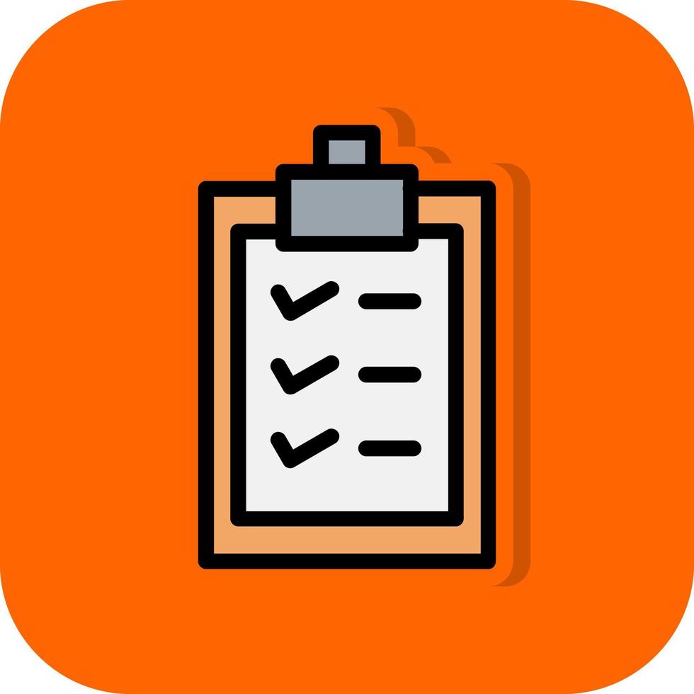 Clipboard Check Vector Icon Design