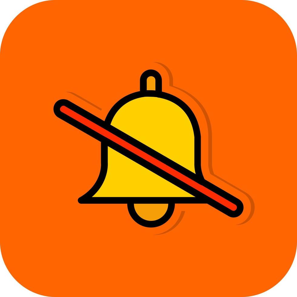 Bell Off Vector Icon Design