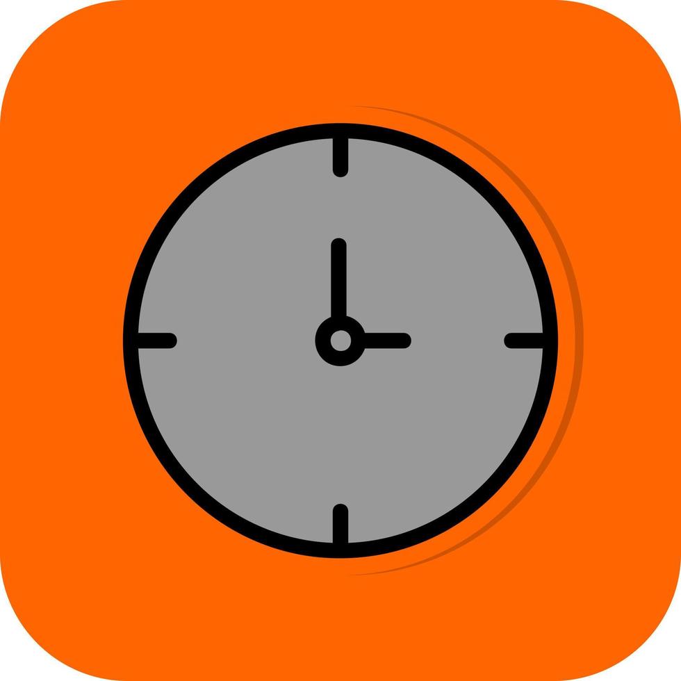 diseño de icono de vector de reloj