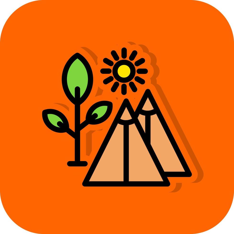 diseño de icono de vector de camping