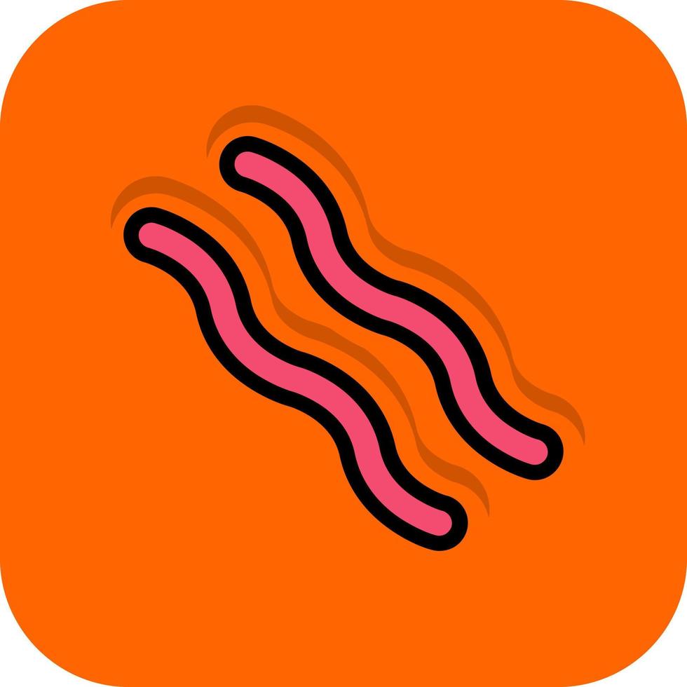 Bacon Vector Icon Design