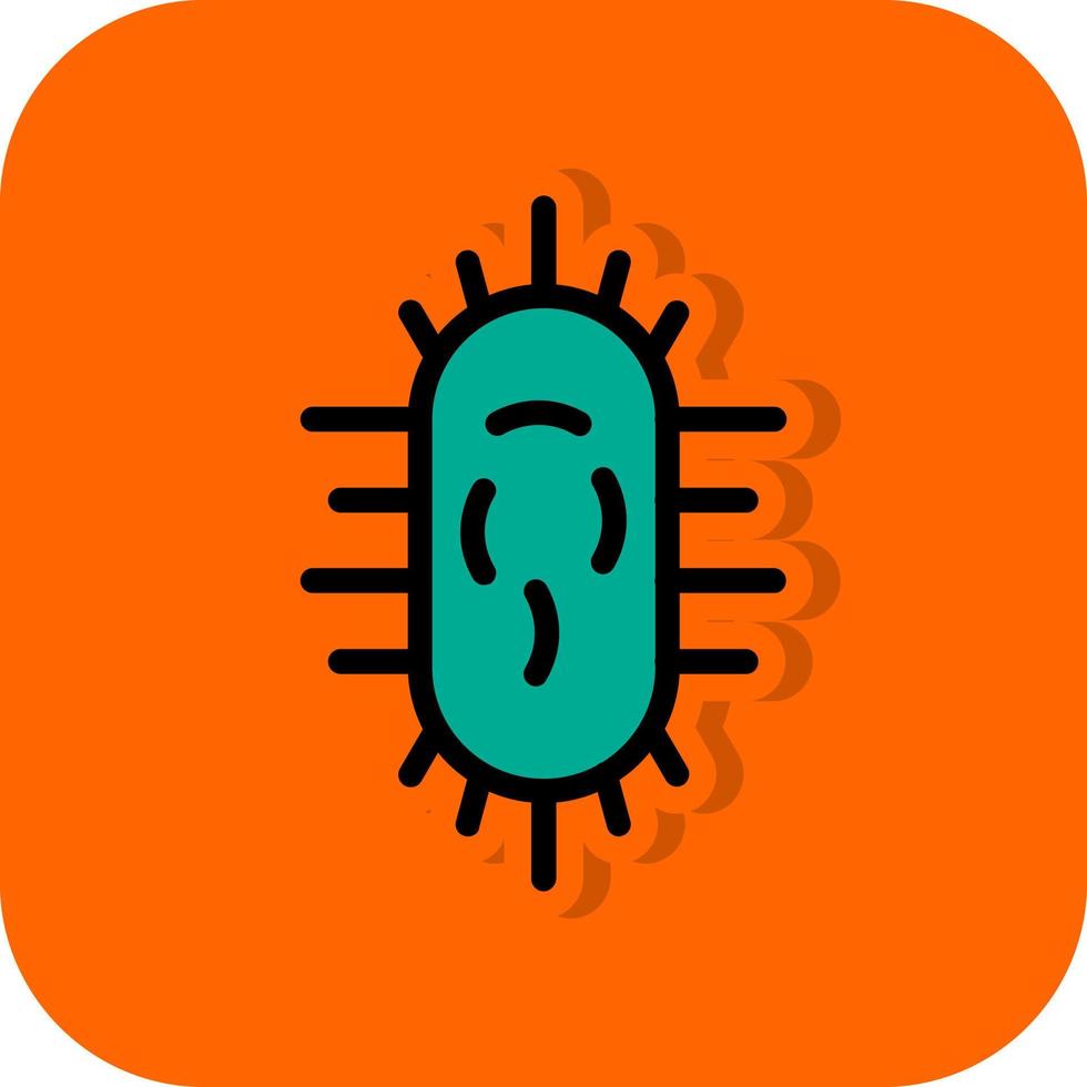 Bacteria Vector Icon Design