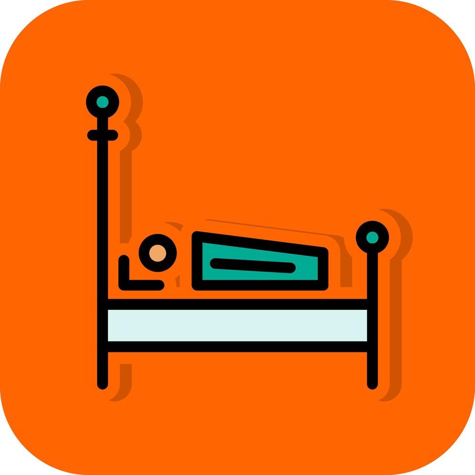 Bed Vector Icon Design
