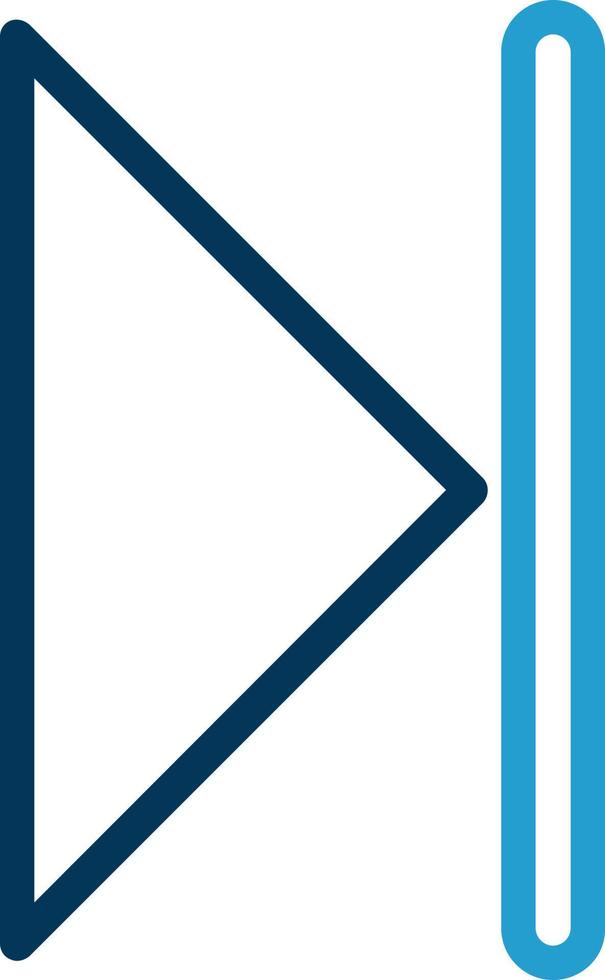 Skip Vector Icon Design