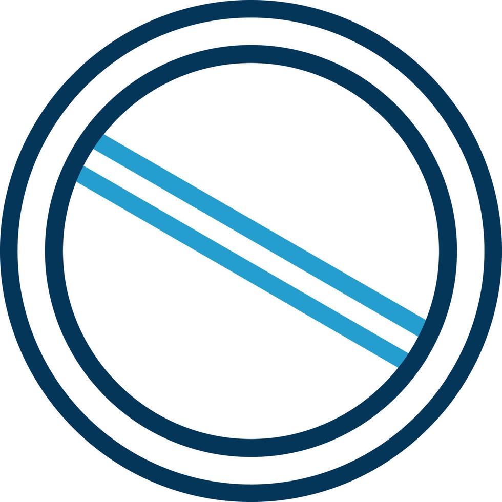 Slash Vector Icon Design