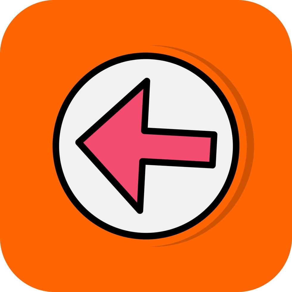 Arrow Alt Circle Left Vector Icon Design