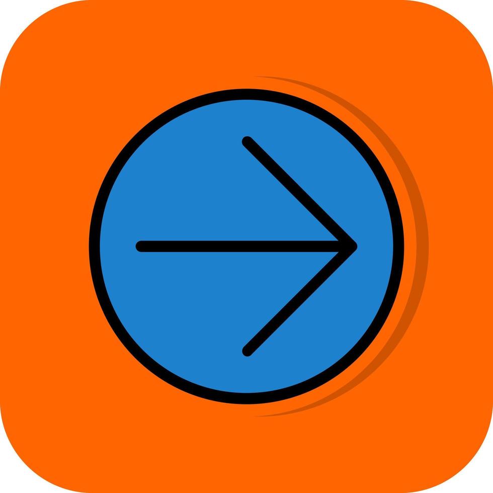 Arrow Circle Right Vector Icon Design