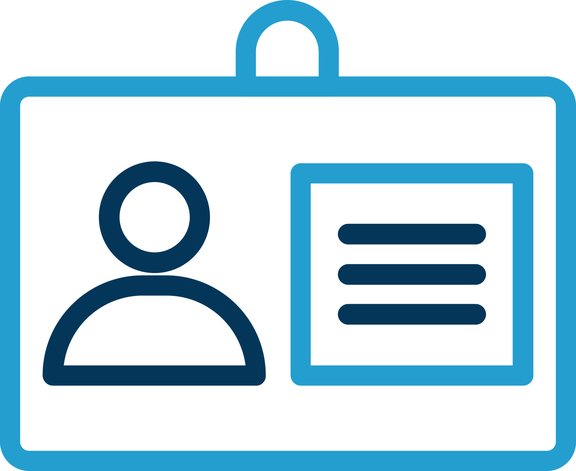 Id Badge Vector Icon Design 20965293 Vector Art at Vecteezy