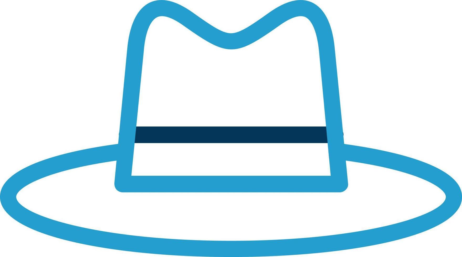 Hat Cowboy Side Vector Icon Design