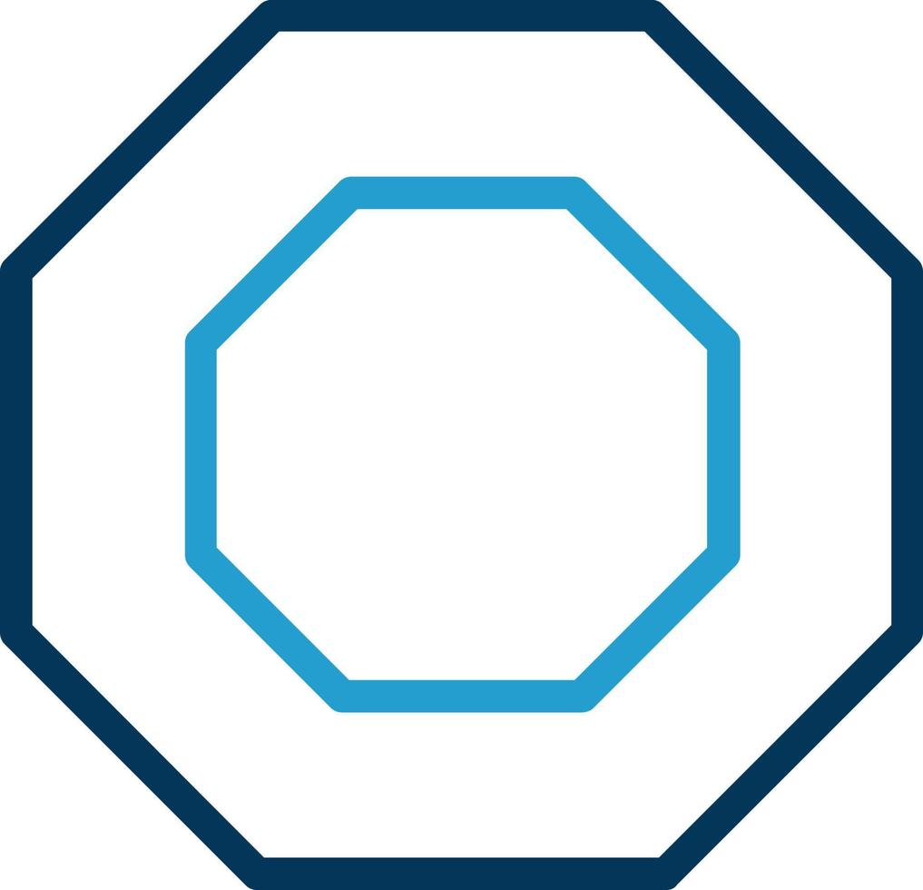 Octagon Vector Icon Design