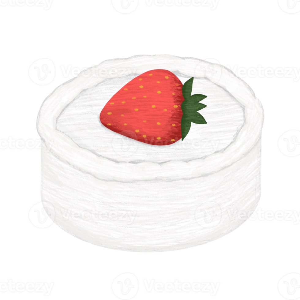 Strawberry Cake illustration png