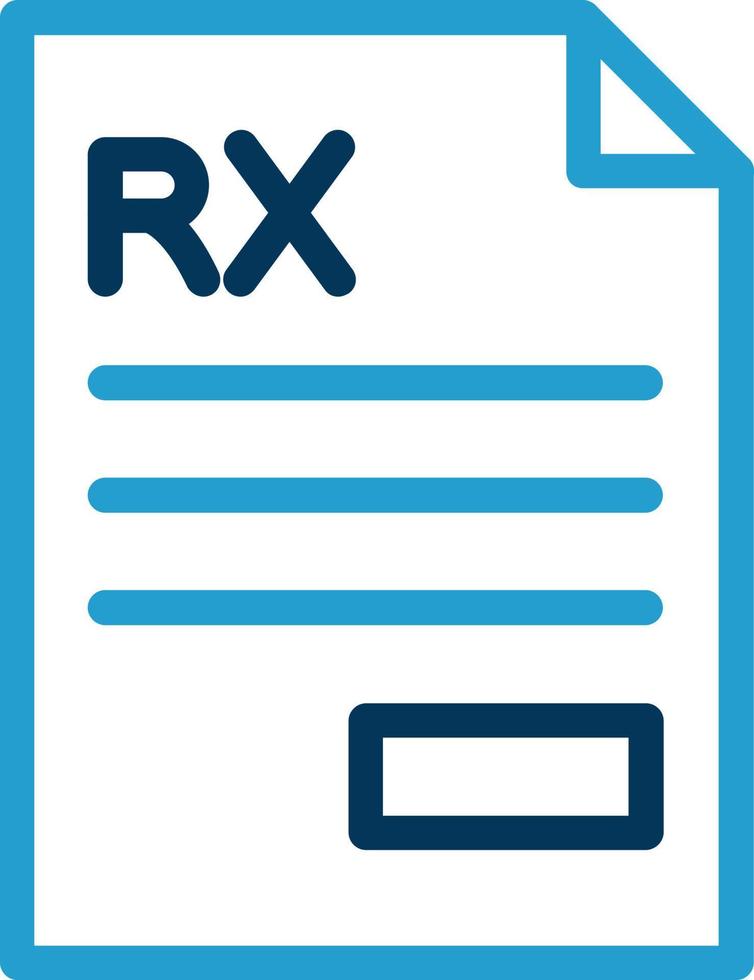 Prescription Vector Icon Design