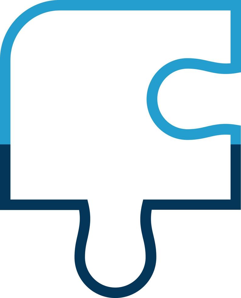 Puzzle Piece Vector Icon Design