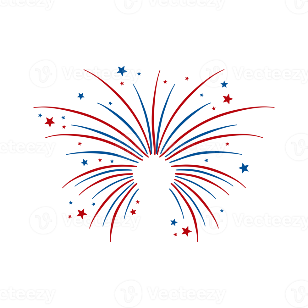 Festive American Fireworks 20965707 PNG