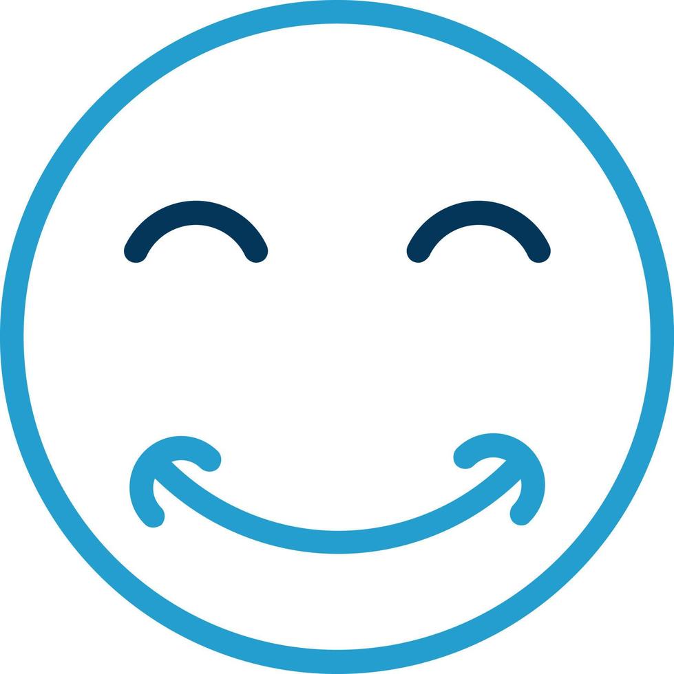 Grin Beam Vector Icon Design