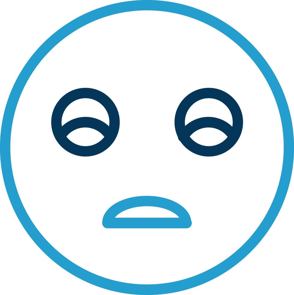 Frown Vector Icon Design