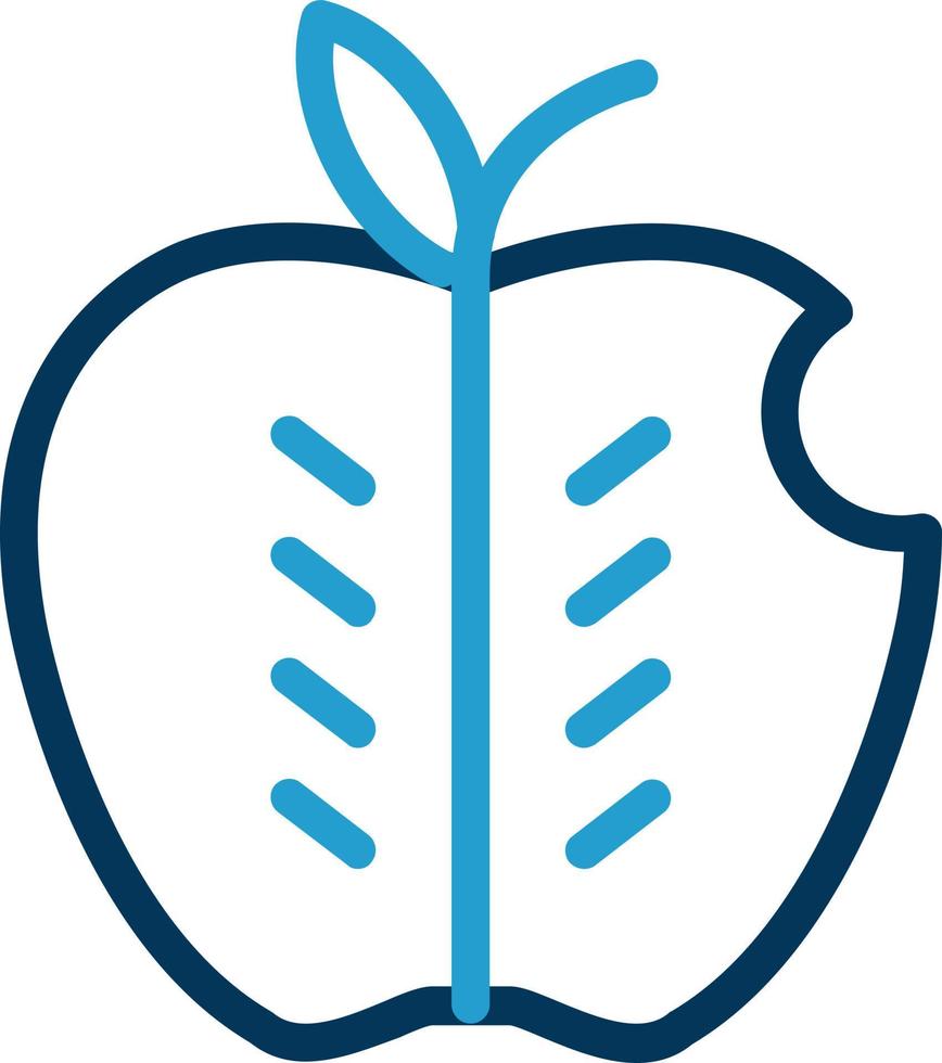 Apple Alt Vector Icon Design