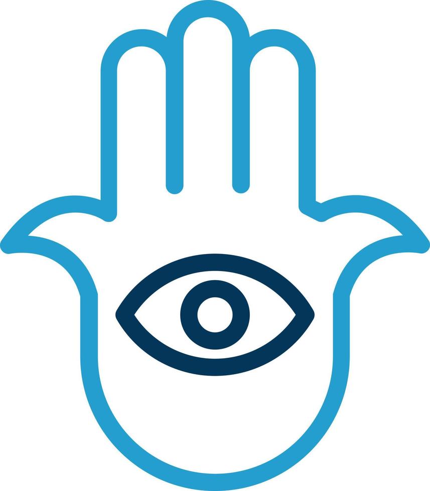 Hamsa Vector Icon Design