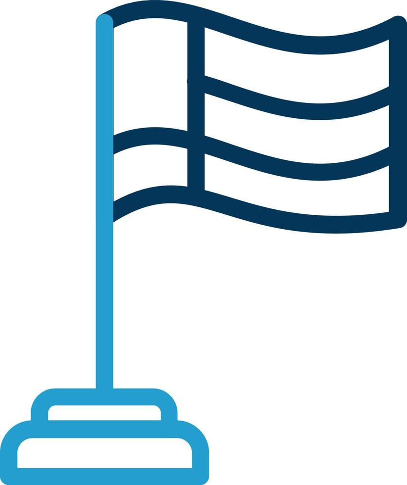 Flag Usa Vector Icon Design