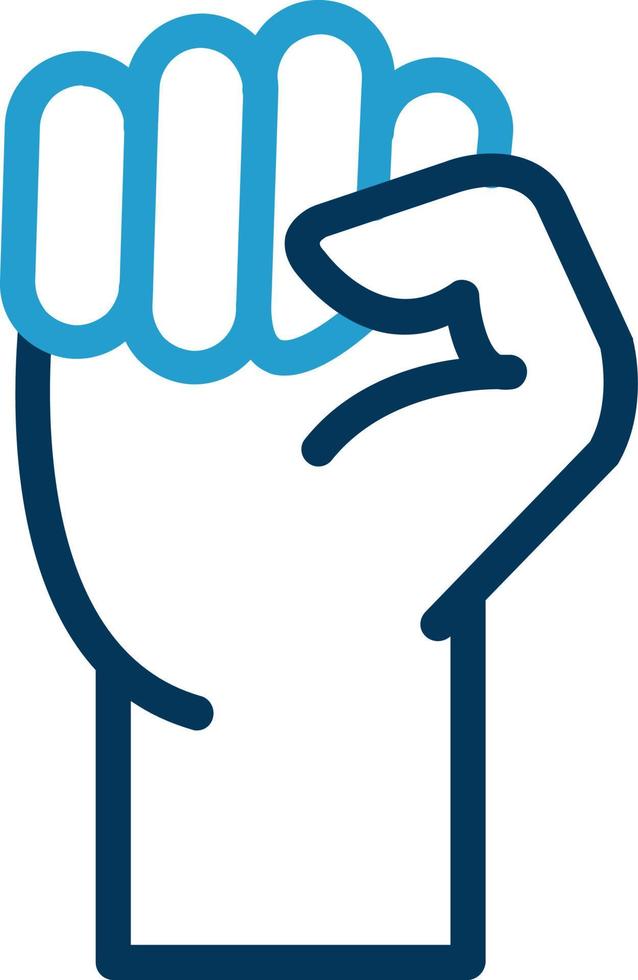 Fist Raised Vector Icon Design