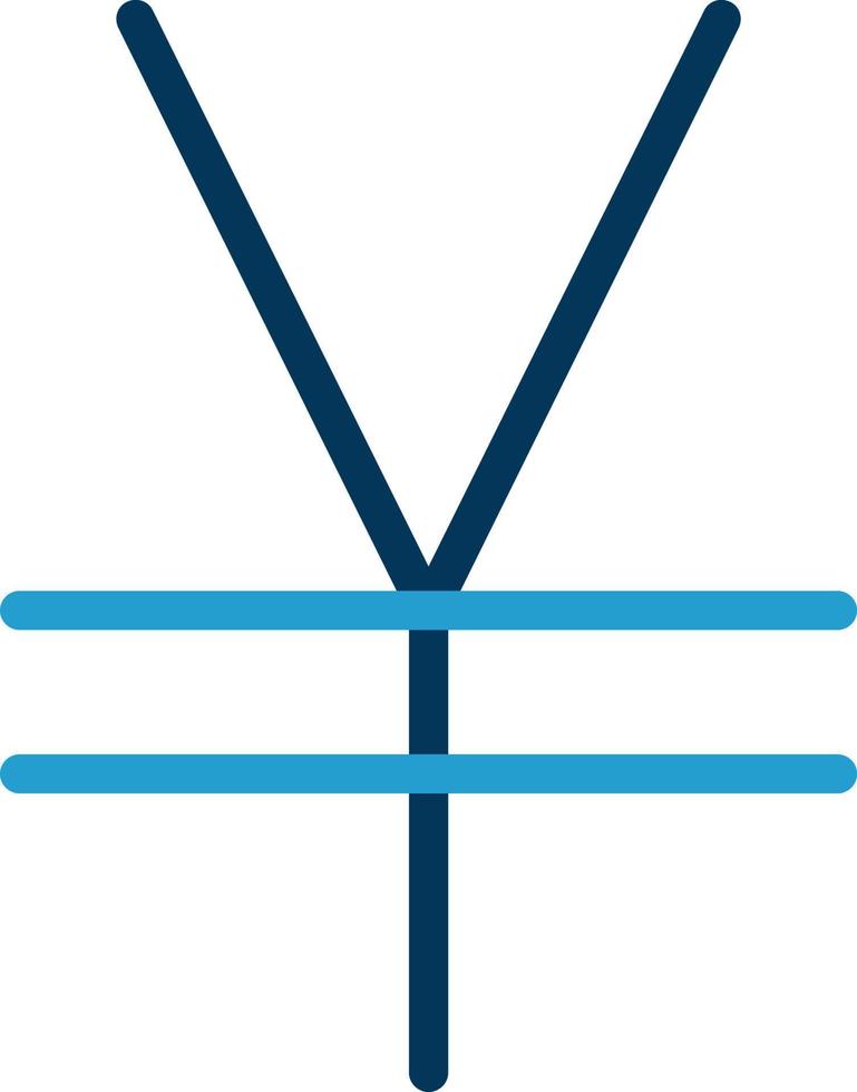 Yen Sign Vector Icon Design