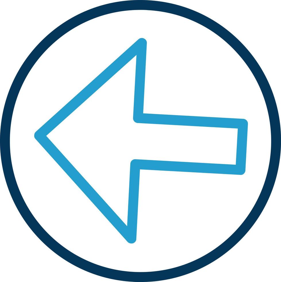 Arrow Alt Circle Left Vector Icon Design