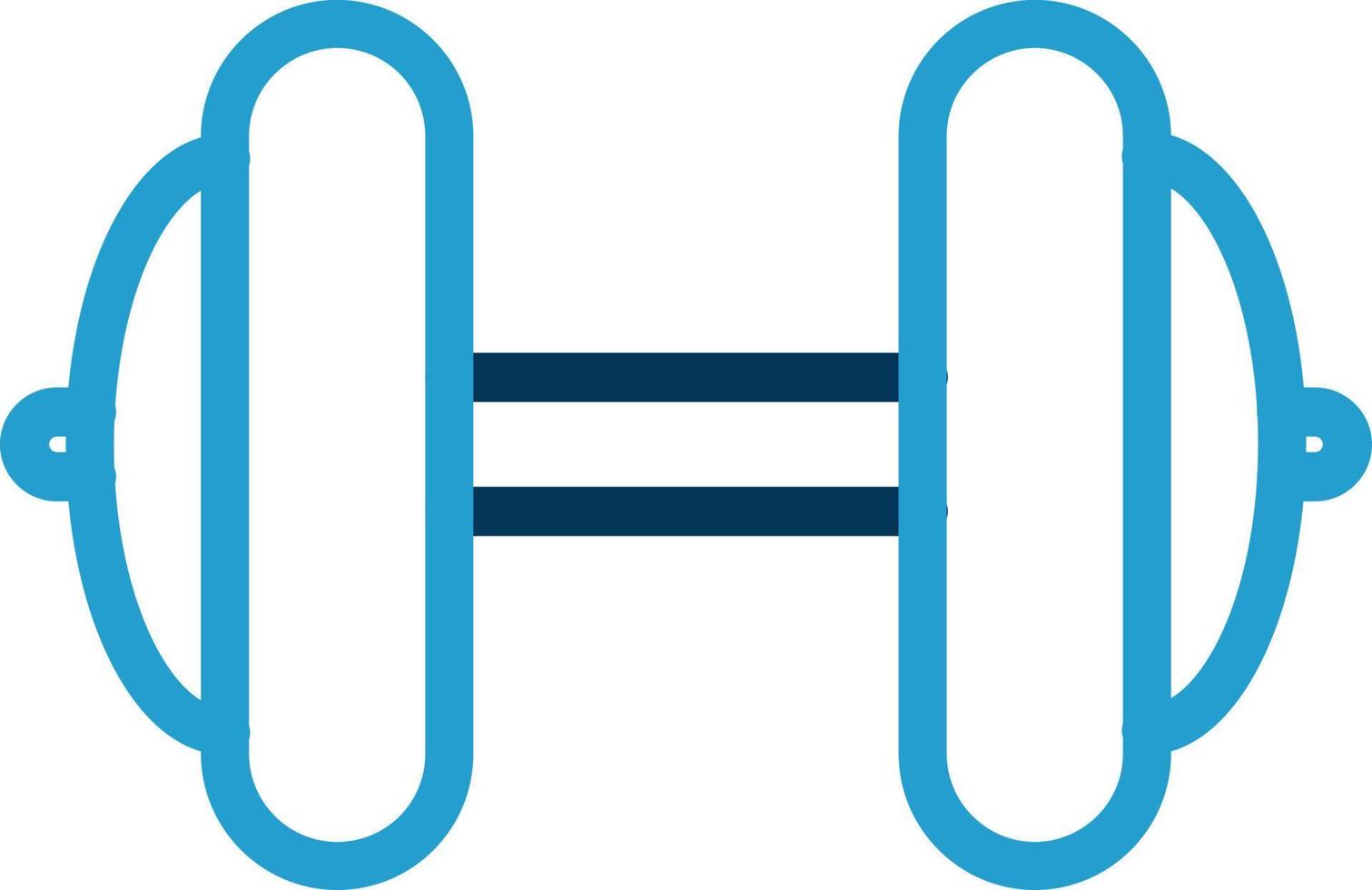 Dumbbell Vector Icon Design