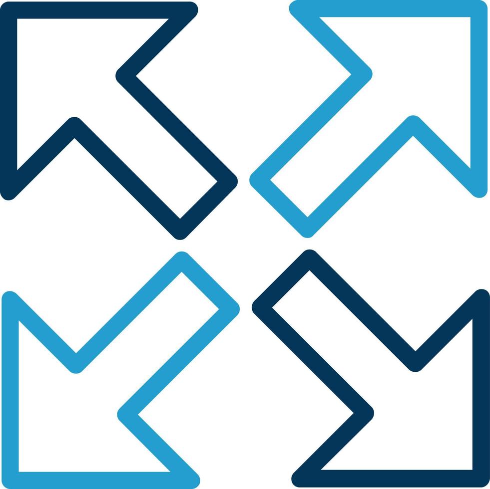 Expand Arrows Alt Vector Icon Design