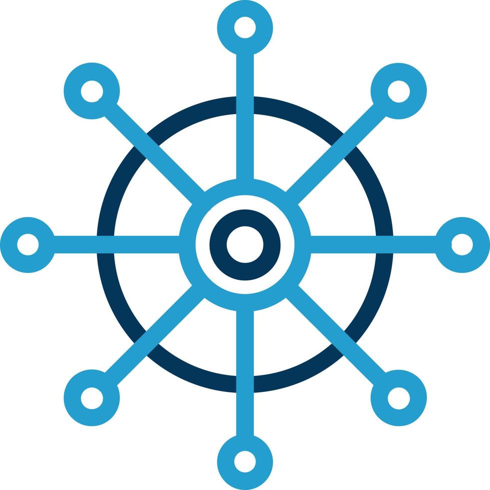 Dharmachakra Vector Icon Design