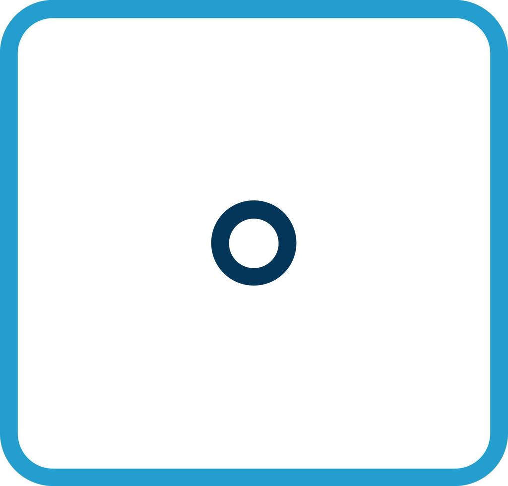 Dice One Vector Icon Design