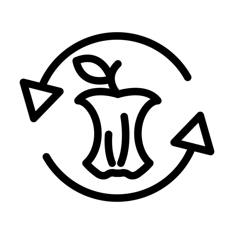 Compostable Icon Design vector