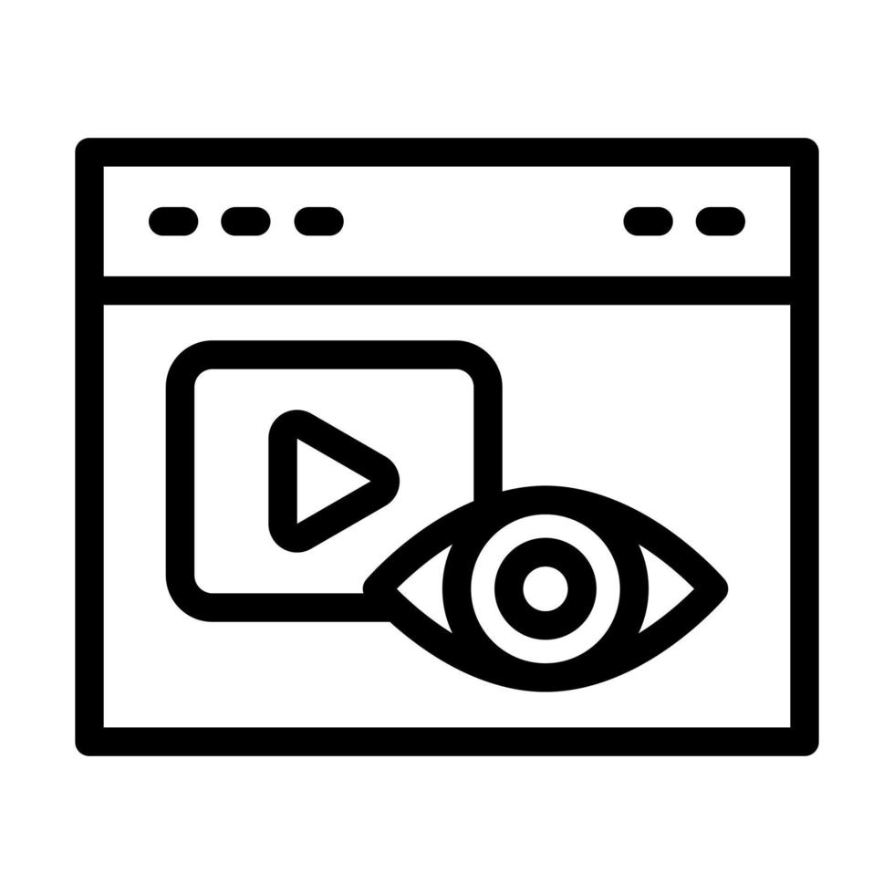 Viewer Icon Design vector