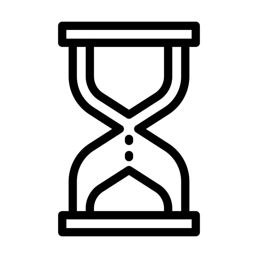 diseño de icono de reloj de arena vector