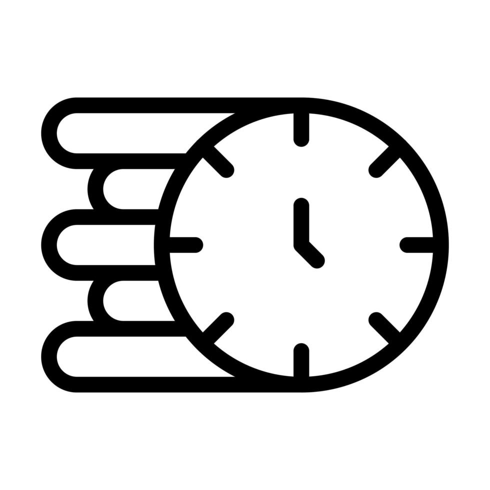 Fast Time Icon Design vector