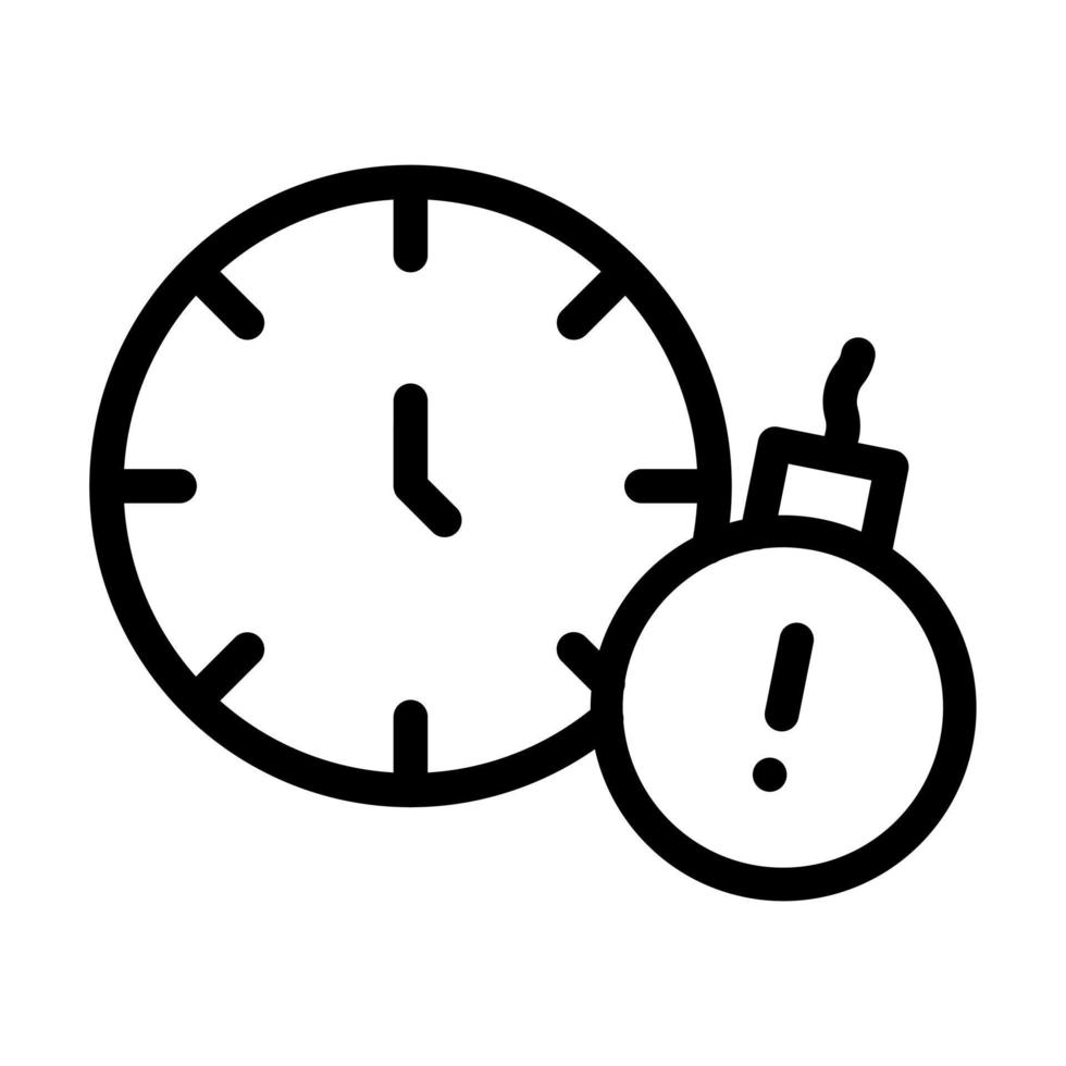 diseño de icono de fecha límite vector
