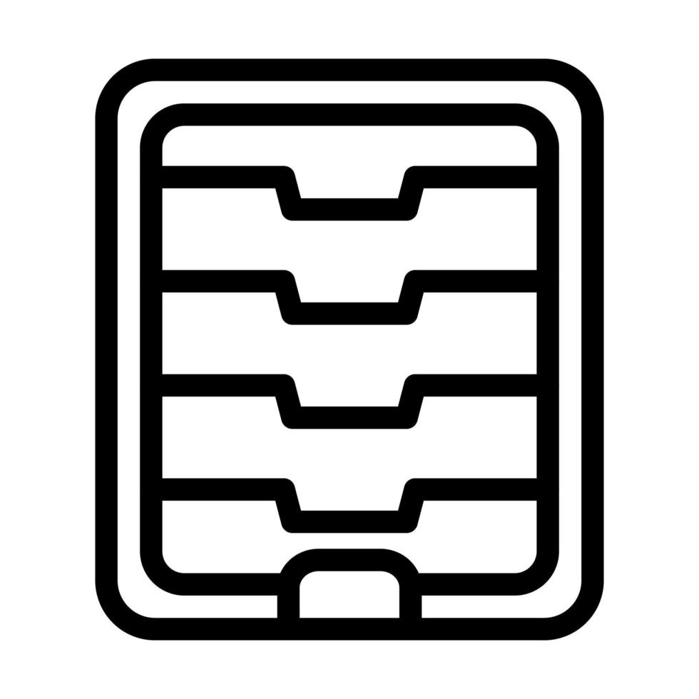 Food Dehydrator Icon Design vector