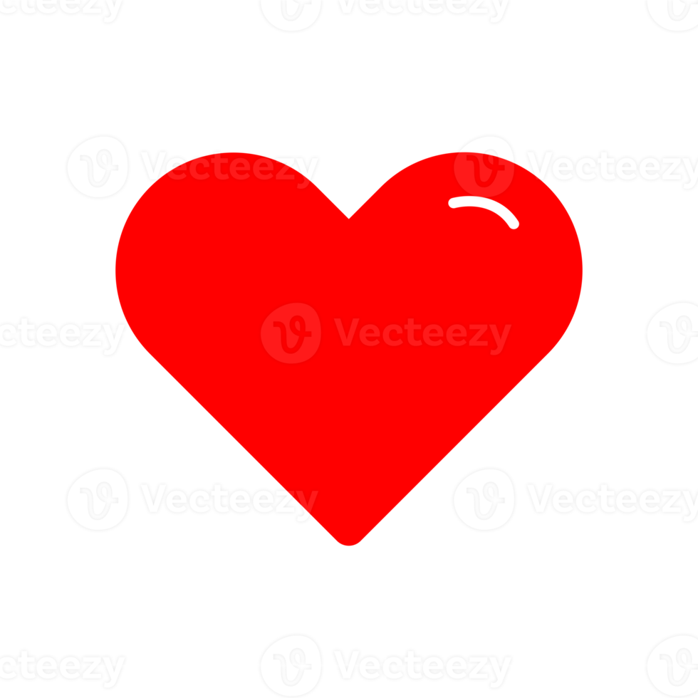 Free Red Heart icon symbol for web and app 20966243 PNG with Transparent Background