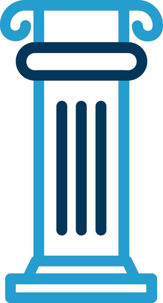 Columns Vector Icon Design