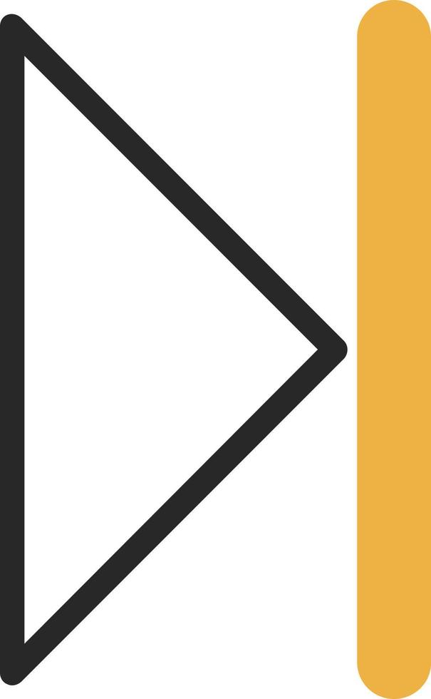 Skip Vector Icon Design