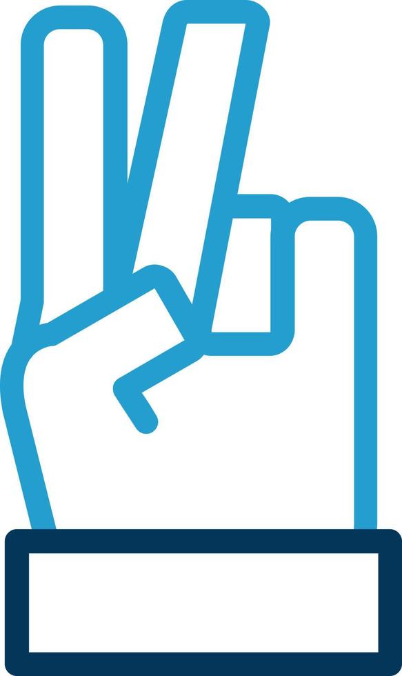 Hand Scissors Vector Icon Design