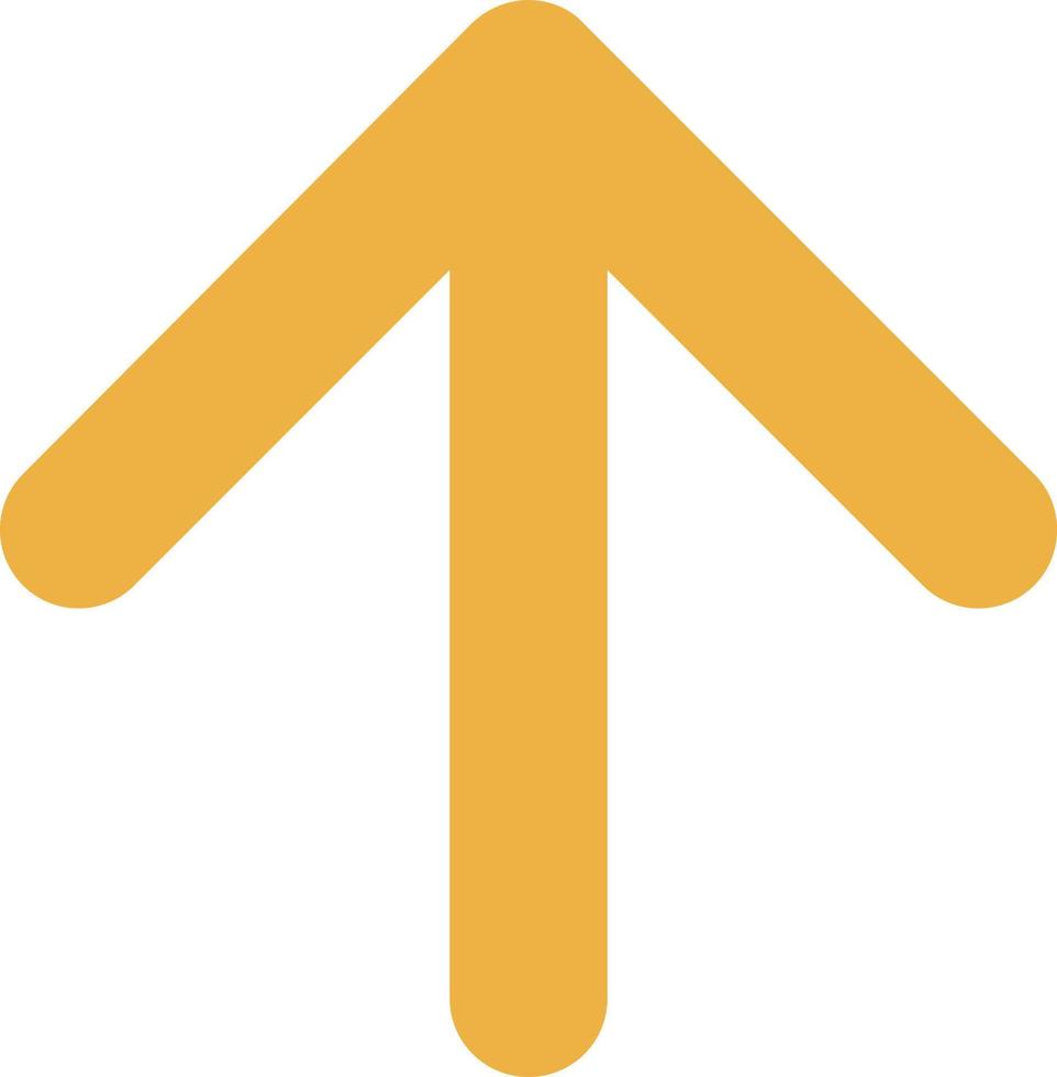 Arrow Up Vector Icon Design