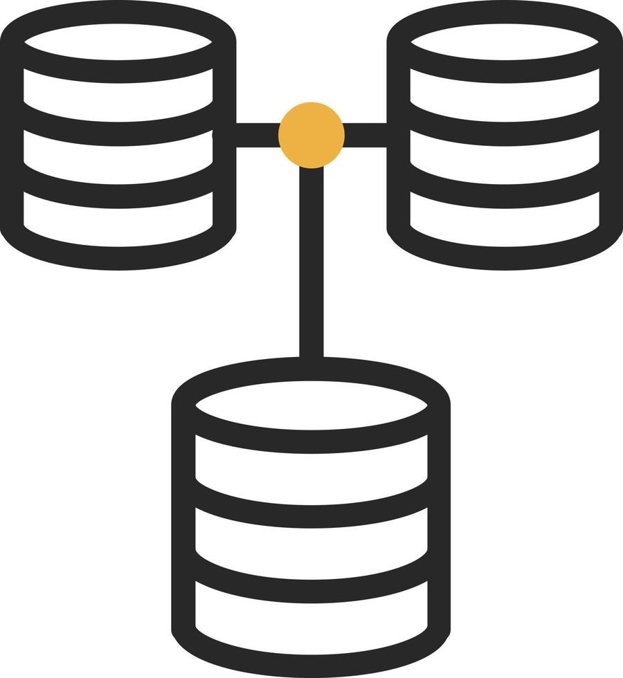 diseño de icono de vector de base de datos