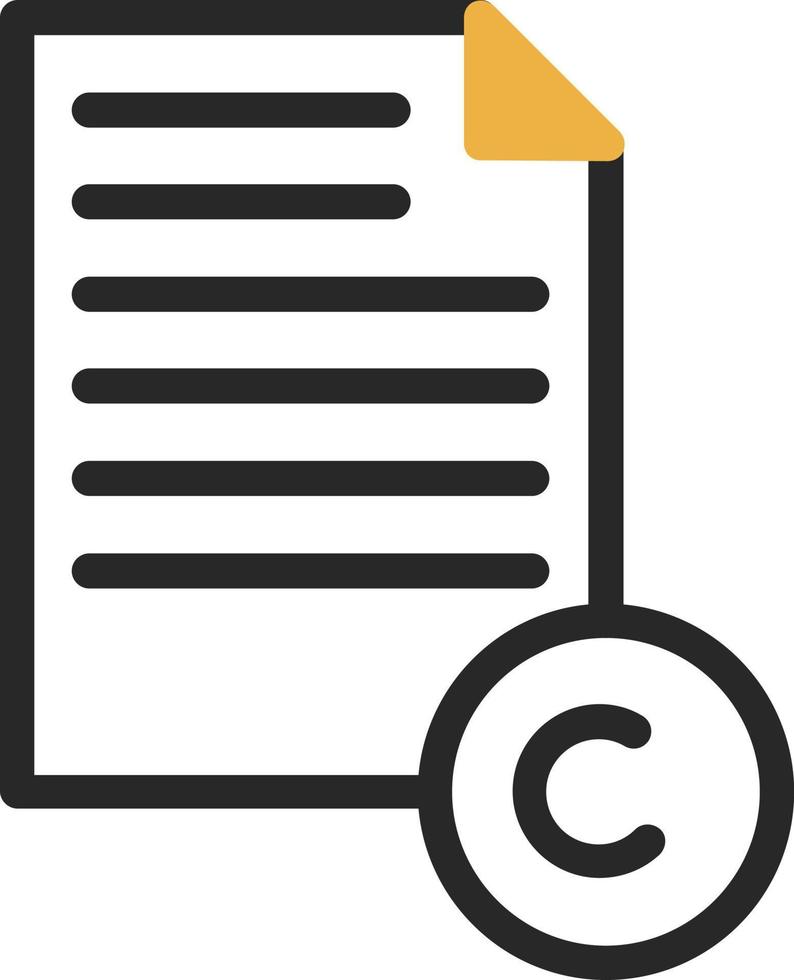 Copyright Vector Icon Design