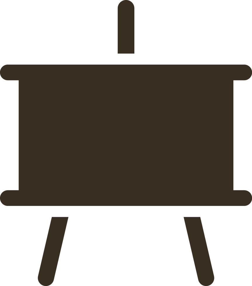 Blackboard icon - Vector. Simple element illustration from UI concept. Blackboard icon - Vector. Infographic concept vector illustration. on white background