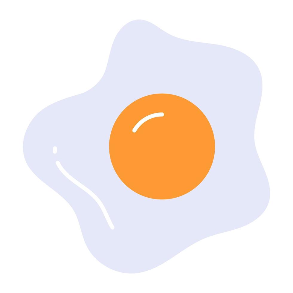 Fried egg vector design isolated on white background 20966790 Vector