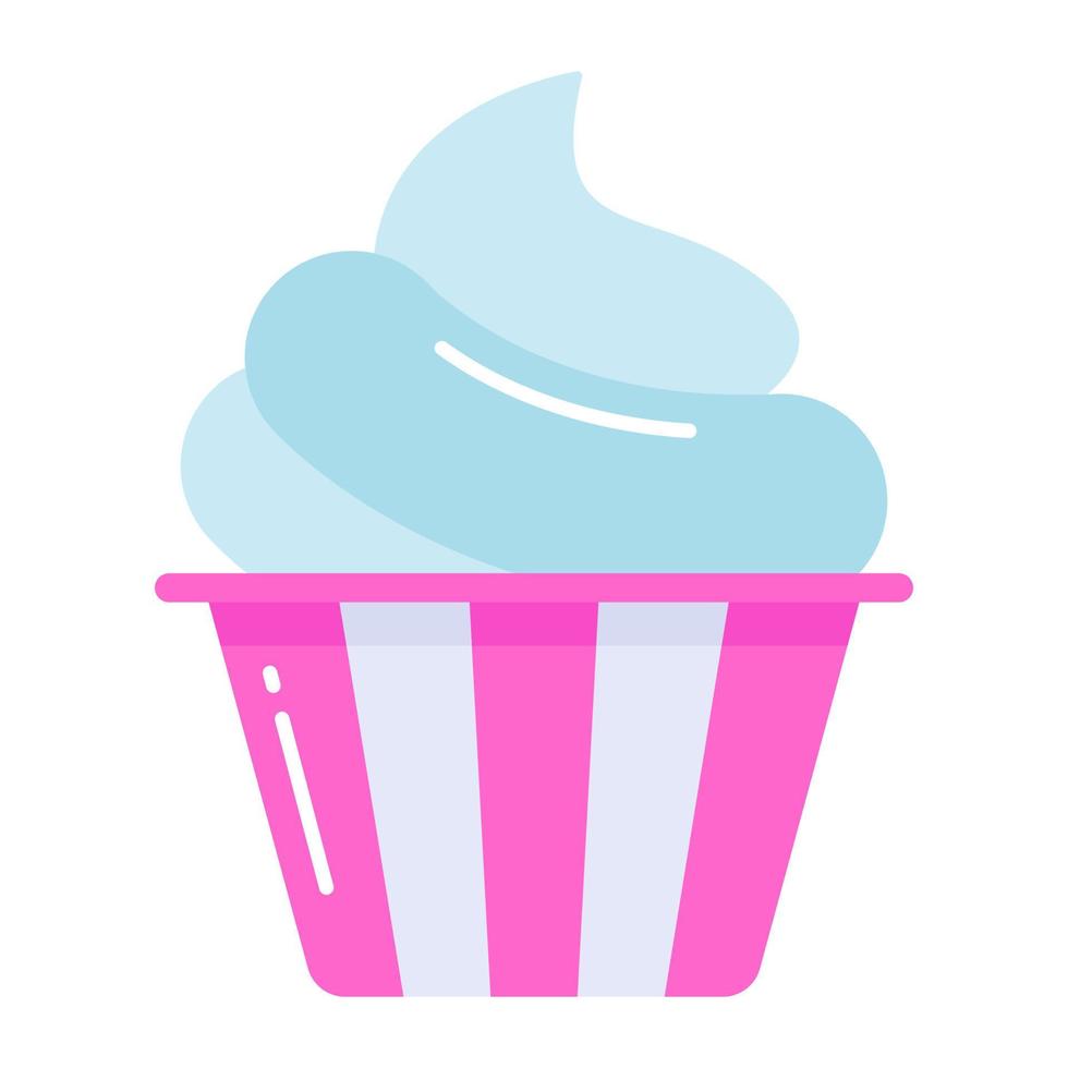 Ice cream cup vector icon in modern style , premium download