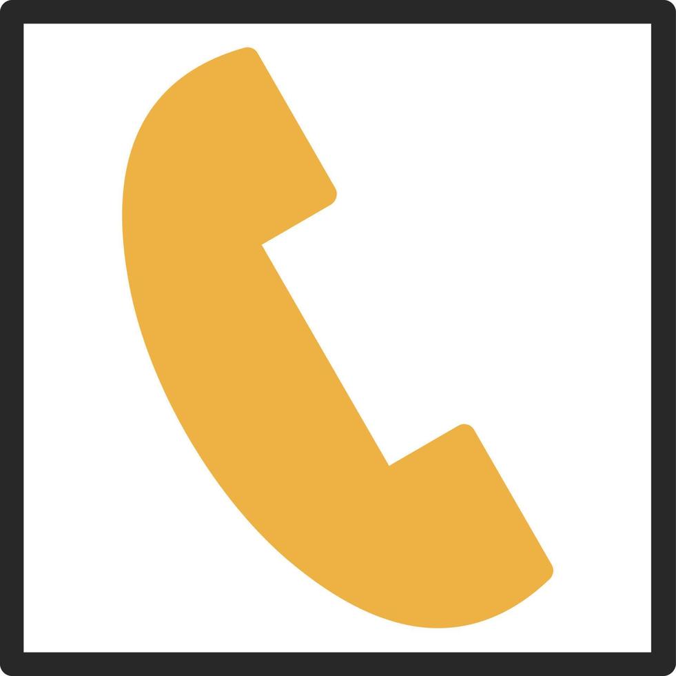 Phone Square Vector Icon Design