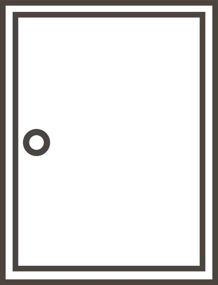 puerta, icono en de moda contorno estilo aislado en blanco antecedentes. puerta símbolo para tu web sitio diseño, logo, aplicación, ui vector ilustración, eps10. - vector en blanco antecedentes